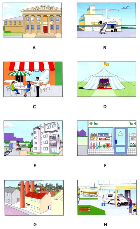 Practice English Listening Test for A2 - Listening for Match Pictures ...