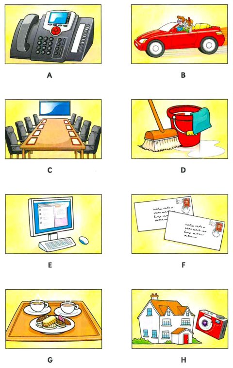 Practice English Listening Test for A2 - Listening for Match Pictures ...